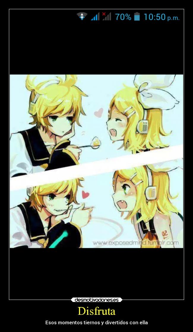 Disfruta - Esos momentos tiernos y divertidos con ella