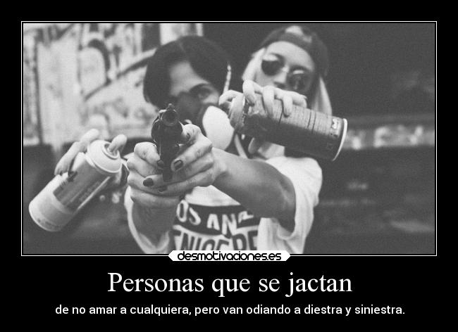 Personas que se jactan -