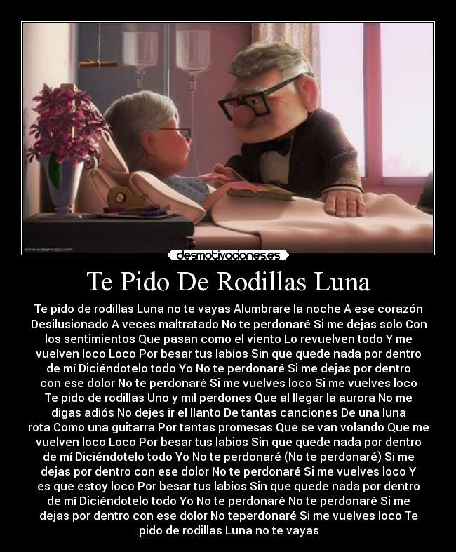 Te Pido De Rodillas Luna -