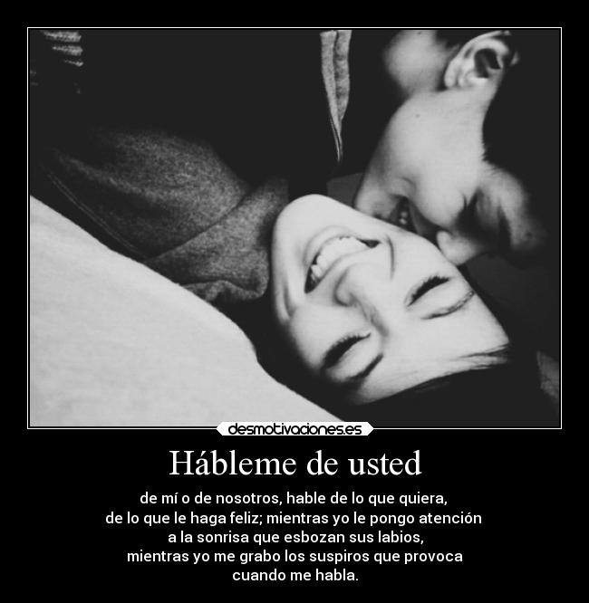 Hábleme de usted -