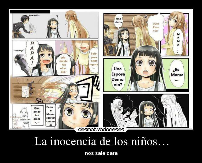 La inocencia de los niños… -