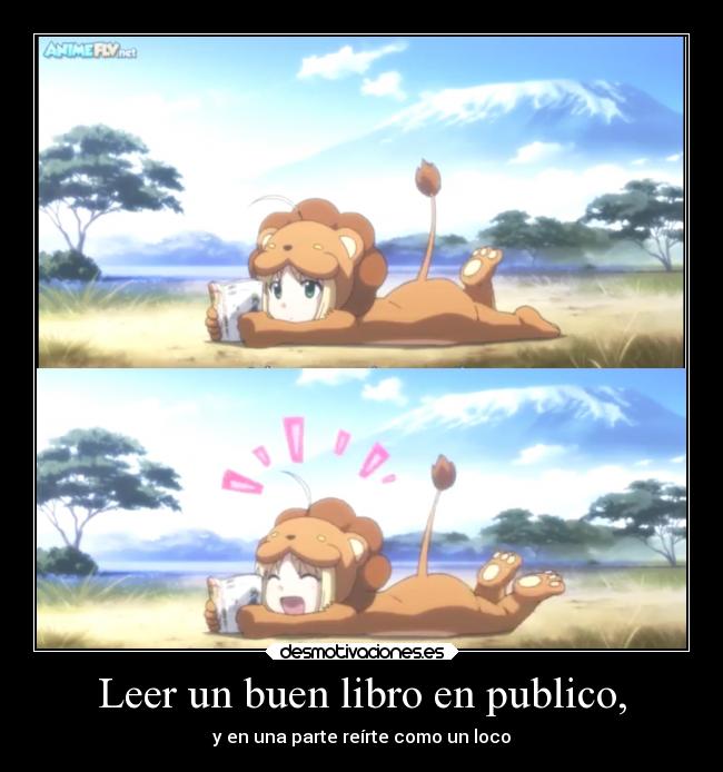 Leer un buen libro en publico, - 