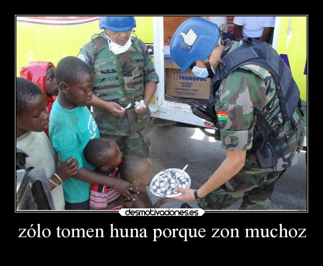 zólo tomen huna porque zon muchoz - 