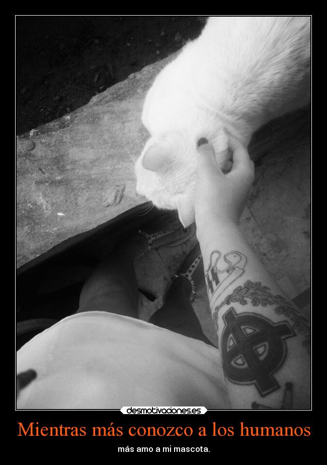 Mientras más conozco a los humanos - 