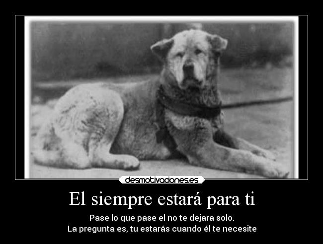 El siempre estará para ti - 