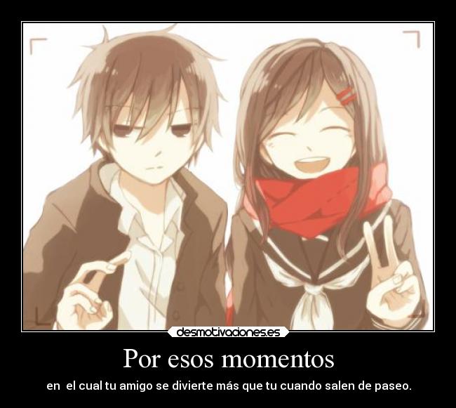 carteles anime amigos desmotivaciones