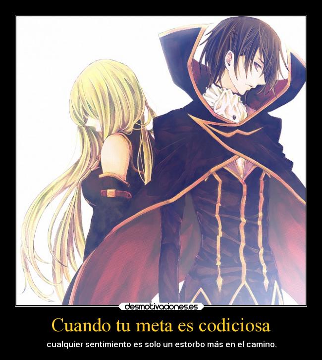 carteles anime codegeass desmotivaciones