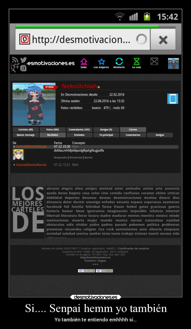 Si.... Senpai hemm yo también - 