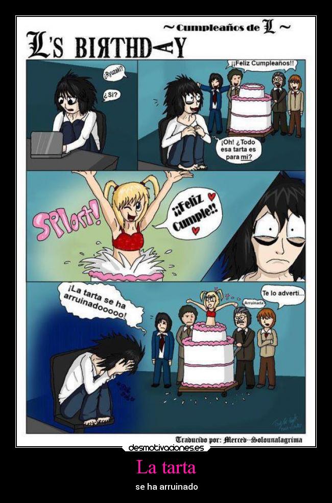 La tarta - se ha arruinado