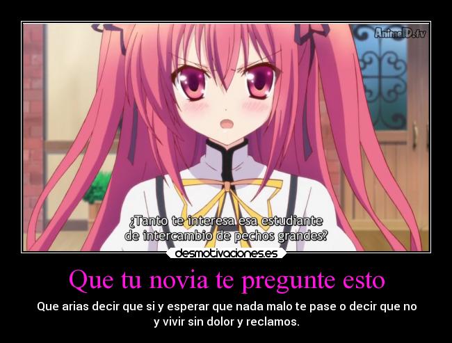 Que tu novia te pregunte esto - 