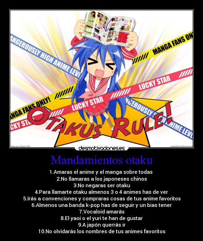 carteles anime desmotivaciones