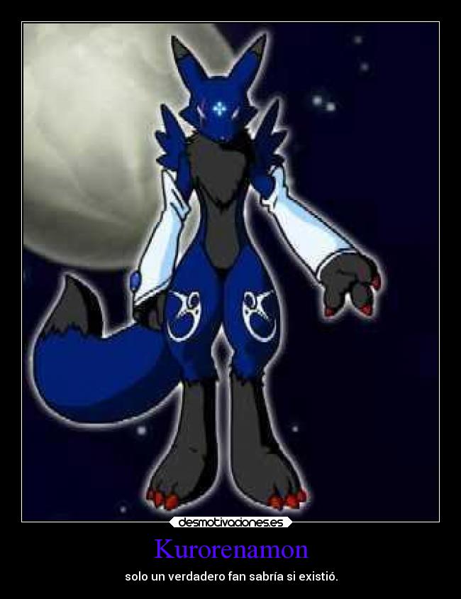 Kurorenamon - solo un verdadero fan sabría si existió.