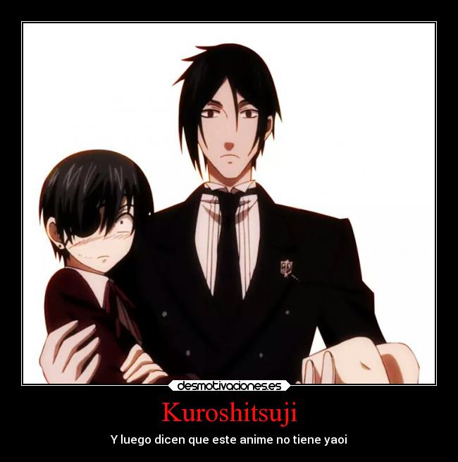 Kuroshitsuji - Y luego dicen que este anime no tiene yaoi