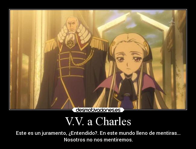 carteles anime mentira charles codegeass desmotivaciones