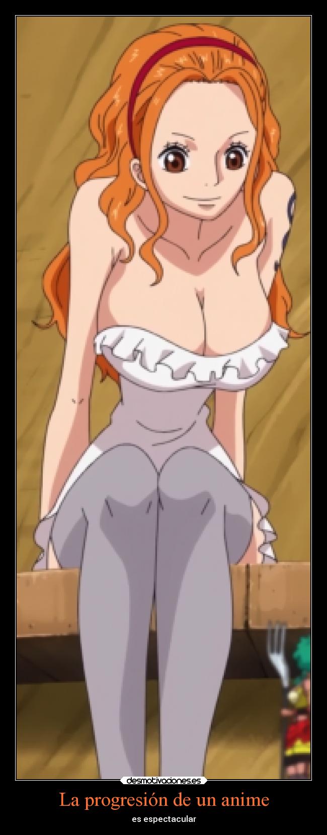 La progresión de un anime - es espectacular