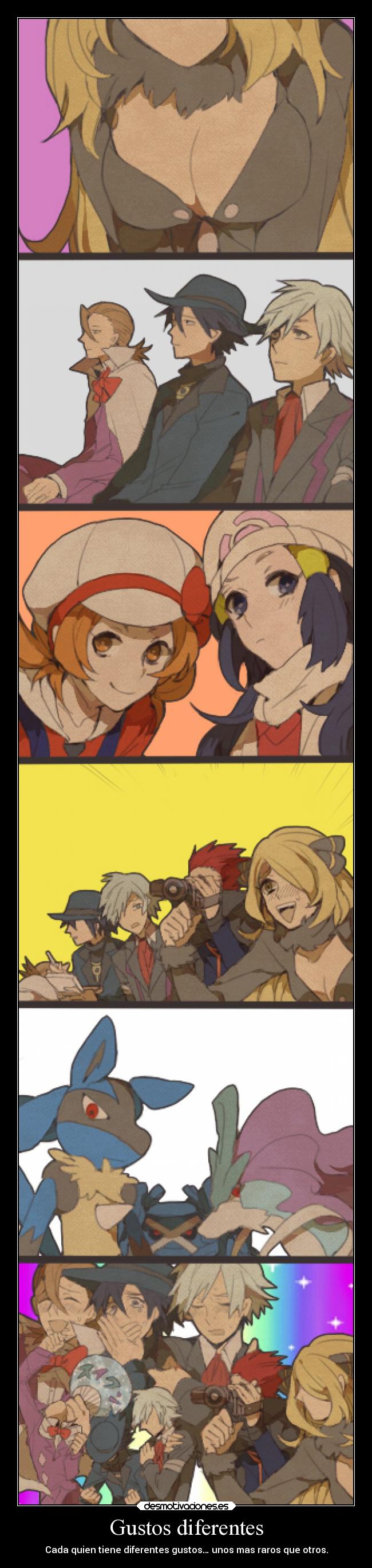 Gustos diferentes -