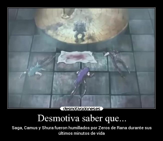 Desmotiva saber que... - 