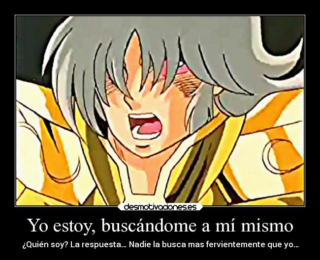 carteles anime soledad saga geminis saint seiya caballeros del zodiaco oscuridad bipolar desmotivaciones