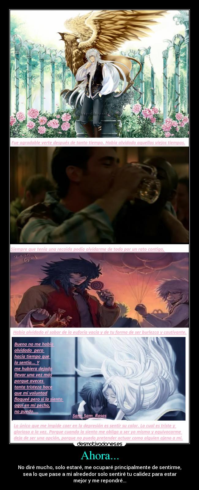 carteles anime tristeza motivaciones desmotivaciones amistad amor alma sanacion caida recuperarse levantarse desmotivaciones