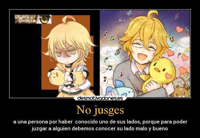 No jusges -