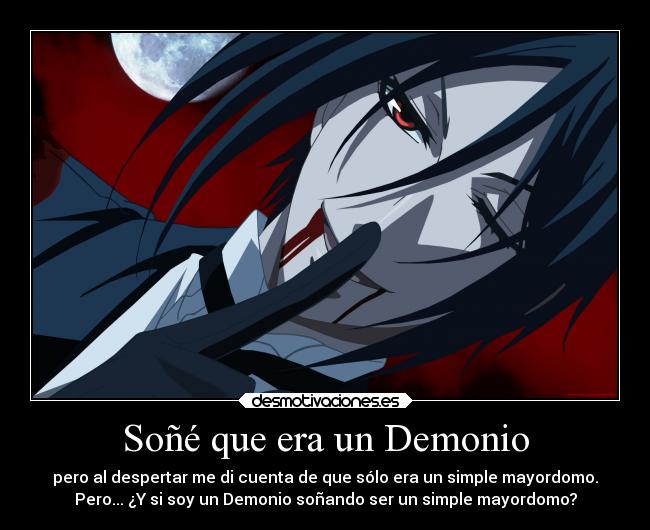 Soñé que era un Demonio -