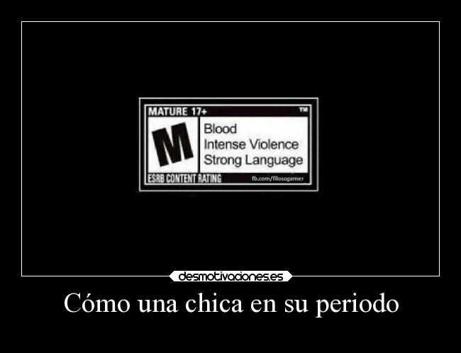 carteles anime videojuegos troll clasificacion chicas sangre violencia desmotivaciones