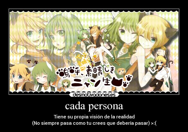 cada persona - 
