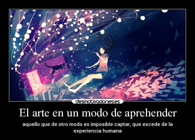El arte en un modo de aprehender -