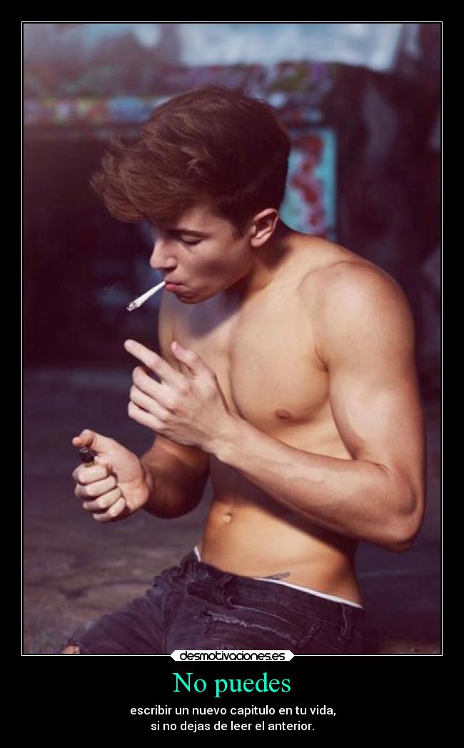 No puedes - escribir un nuevo capitulo en tu vida,
si no dejas de leer el anterior.