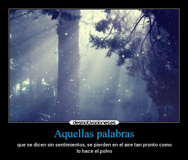 Aquellas palabras - 