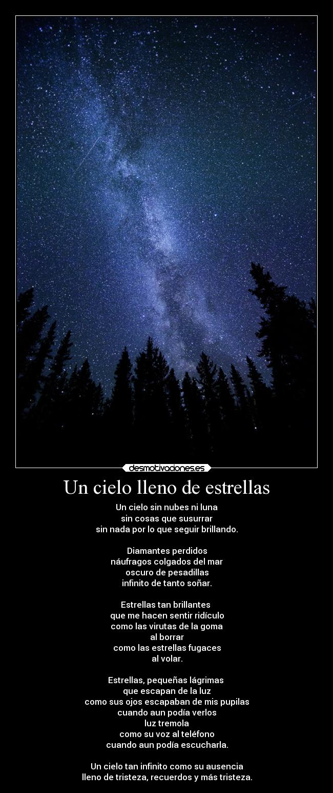 Un cielo lleno de estrellas -