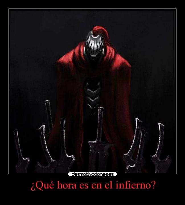 ¿Qué hora es en el infierno? -