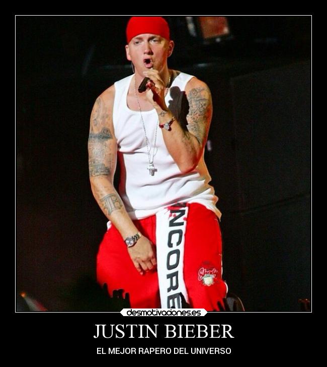 JUSTIN BIEBER - EL MEJOR RAPERO DEL UNIVERSO
