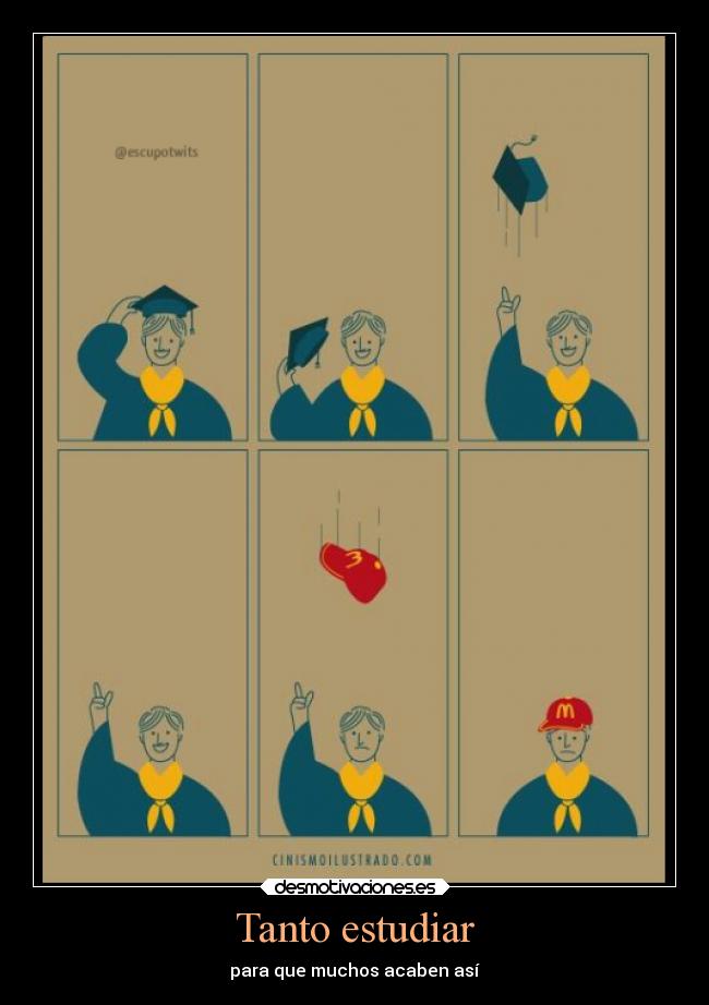 Tanto estudiar - 