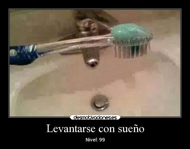 Levantarse con sueño -