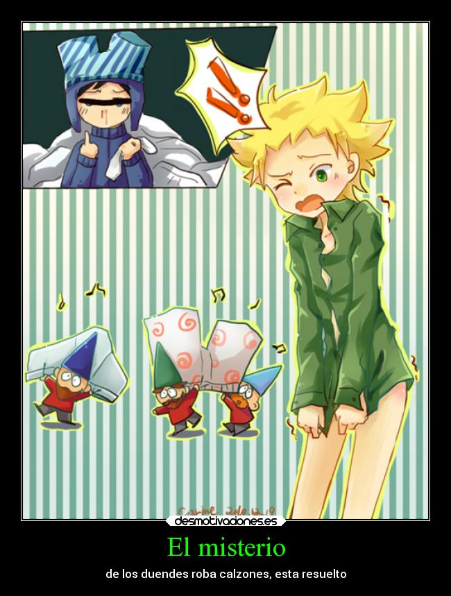 El misterio - de los duendes roba calzones, esta resuelto