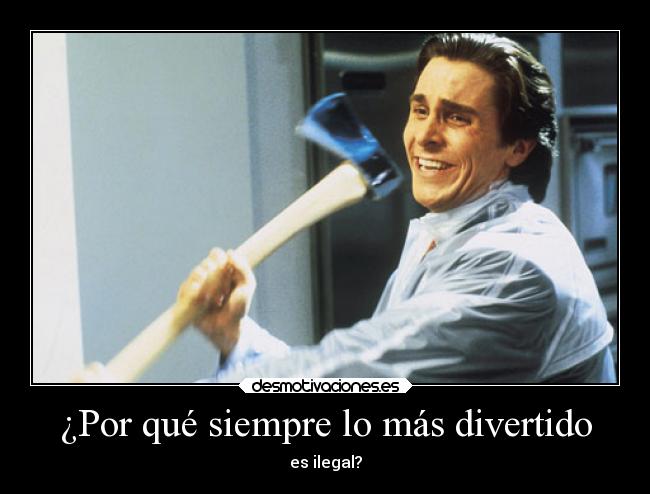 carteles cine merefieroamatar americanpsycho desmotivaciones