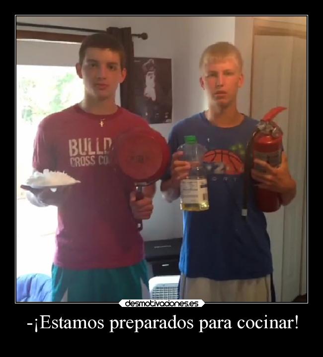 -¡Estamos preparados para cocinar! - 
