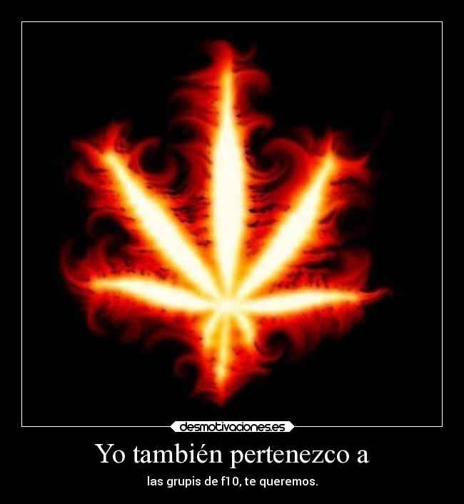 Yo también pertenezco a - las grupis de f10, te queremos.