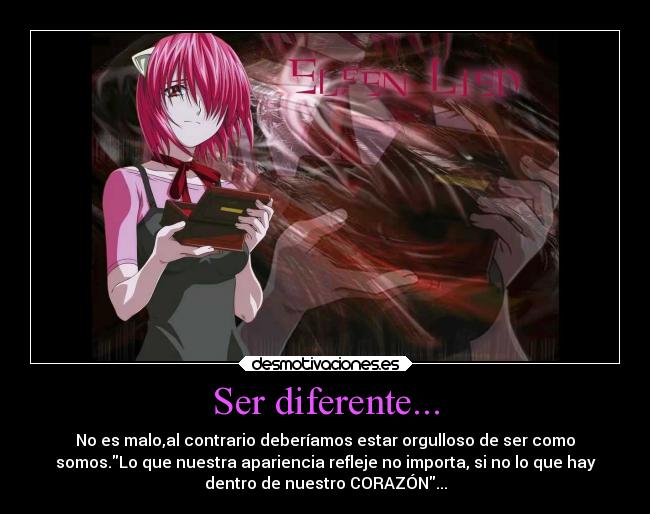 Ser diferente... - 