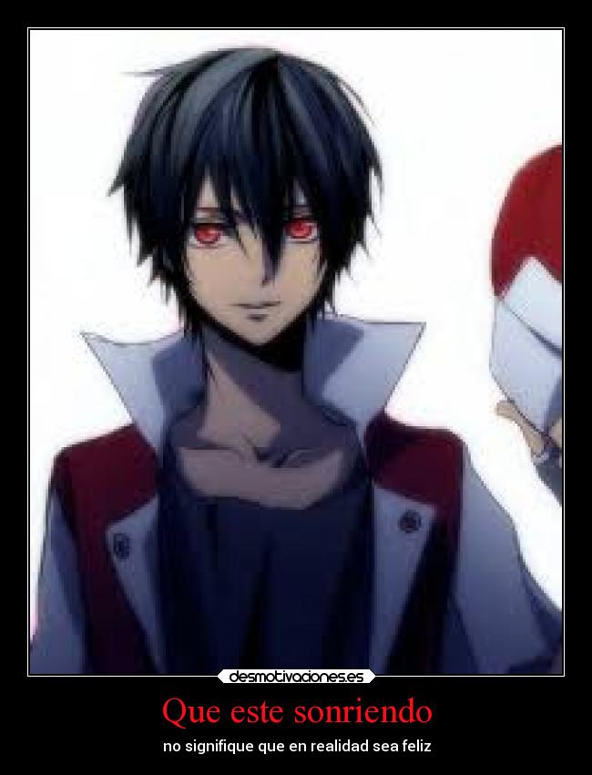 Que este sonriendo -