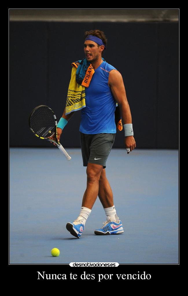 Nunca te des por vencido -