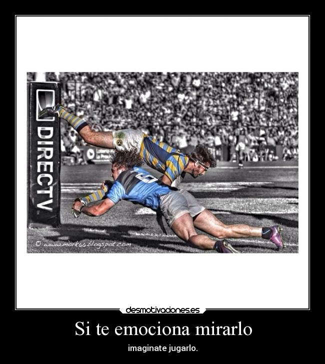 Si te emociona mirarlo - imaginate jugarlo.