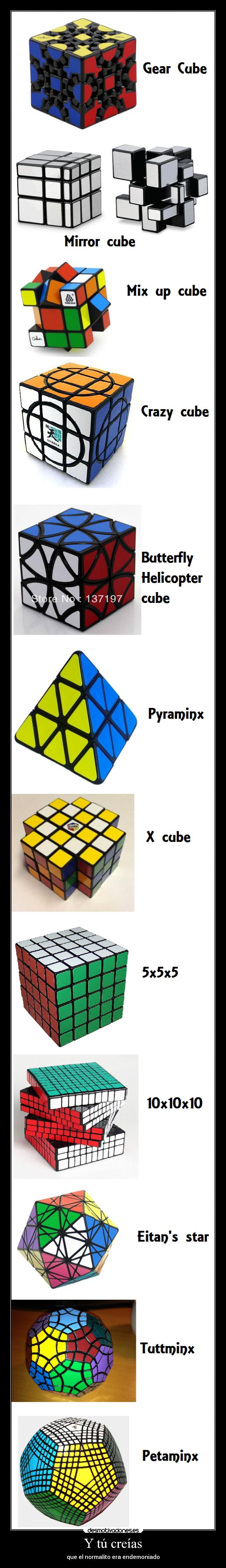 Y tú creías - que el normalito era endemoniado