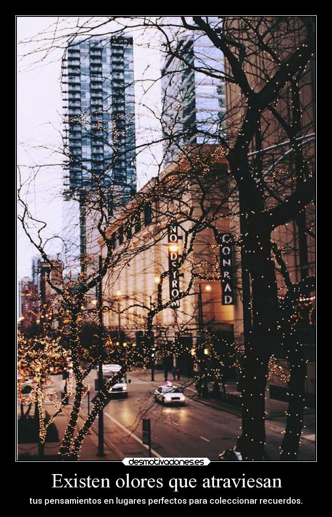 Existen olores que atraviesan - 