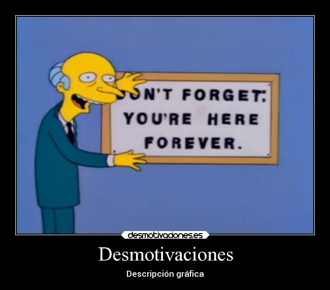 Desmotivaciones - Descripción gráfica