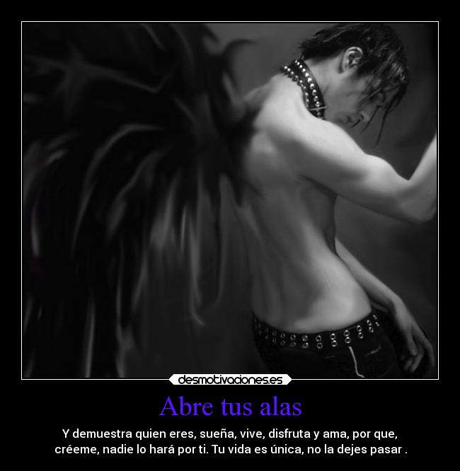 Abre tus alas -