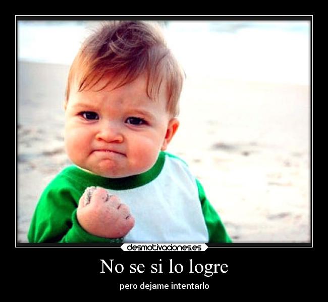 No se si lo logre - 