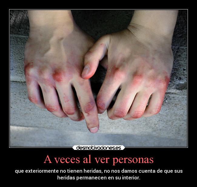 A veces al ver personas - 