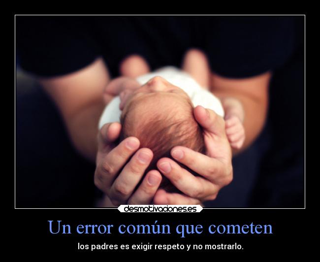 Un error común que cometen -